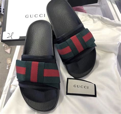 gucci bow slides review|Gucci slip on slides review.